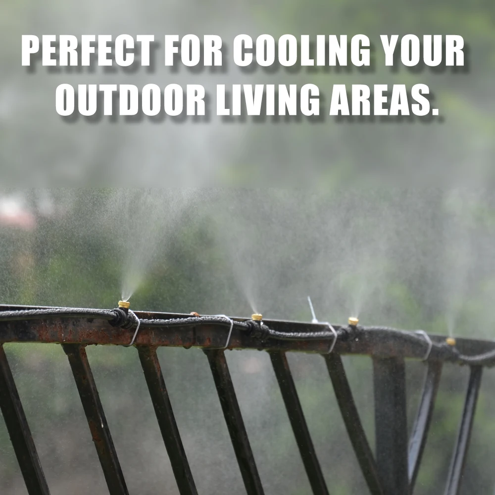 / Lixada Garden Water Sprinkler Mist Coolant System Water Sprinkler Garden Patio Mister Cooling Spray Kits 1/2" 8M/10M/18M/23M
/ Lixada Garden Water Sprinkler Mist Coolant System Water Sprinkler Garden Patio Mister Cooling Spray Kits 1/2" 8M/10M/18M/23M