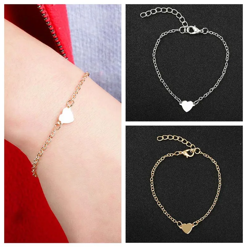 Hot Sale Women Trendy Jewelry Simple Heart-shaped Love Heart Peach Heart Bracelet
Hot Sale Women Trendy Jewelry Simple Heart-shaped Love Heart Peach Heart Bracelet