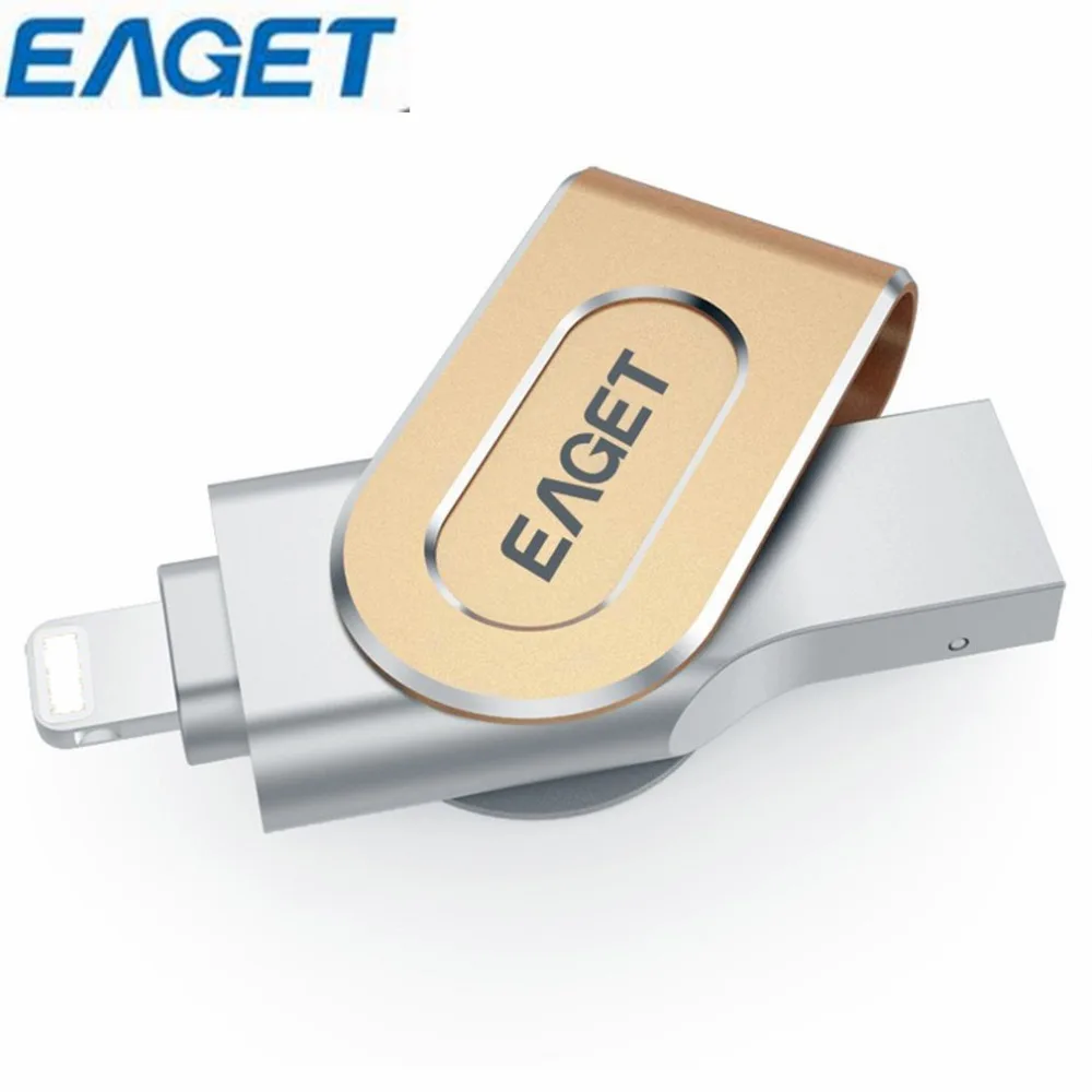 Eaget I80 USB Flash Drive 32GB 64GB 128GB Metal USB 3.0 MFI Pen drive Lightning USB Flash Memory Stick Pendrive For iPhone iPad
Eaget I80 USB Flash Drive 32GB 64GB 128GB Metal USB 3.0 MFI Pen drive Lightning USB Flash Memory Stick Pendrive For iPhone iPad