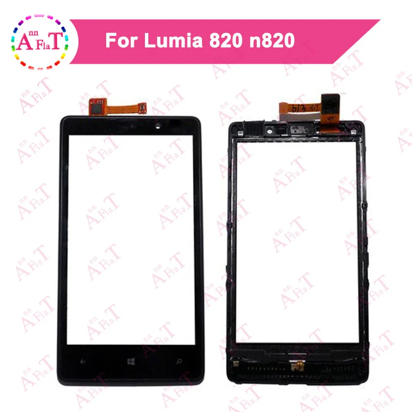 5 шт./лот 4 3 "для Nokia Lumia 820 N820 сенсорный экран с рамкой дигитайзер Датчик внешняя