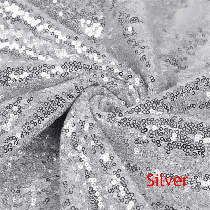 2Yard Embroidery Sequin Fabric Material Silver Sparkly Fabric Used to Make Clothes Shoes Bags Wedding Partie Event Decor -527 
2Yard Embroidery Sequin Fabric Material Silver Sparkly Fabric Used to Make Clothes Shoes Bags Wedding Partie Event Decor -527