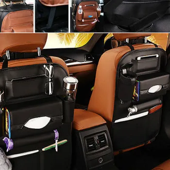 Car Seat Back Organiser Storage Bag iPad Phone Holder Mini-Pockets Leather Black
Car Seat Back Organiser Storage Bag iPad Phone Holder Mini-Pockets Leather Black