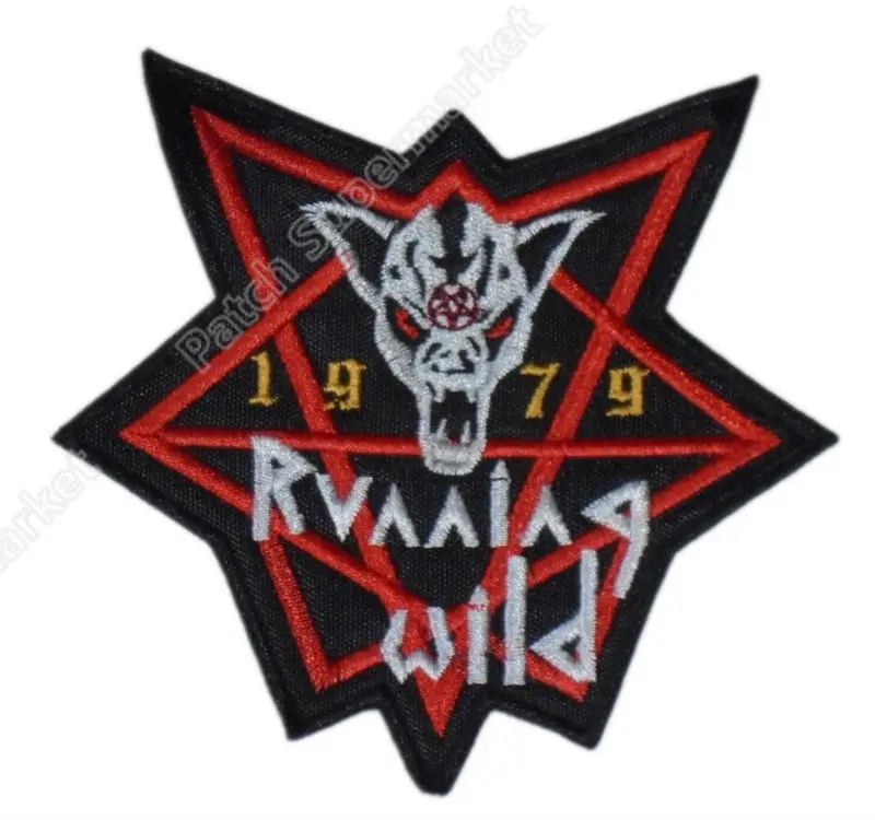 4.5" RUNNING WILD Music Band Embroidered Iron On Sew On Patch APPLIQUE Heavy Metal Rock Punk Badge for baseball cap clothes diy
4.5" RUNNING WILD Music Band Embroidered Iron On Sew On Patch APPLIQUE Heavy Metal Rock Punk Badge for baseball cap clothes diy