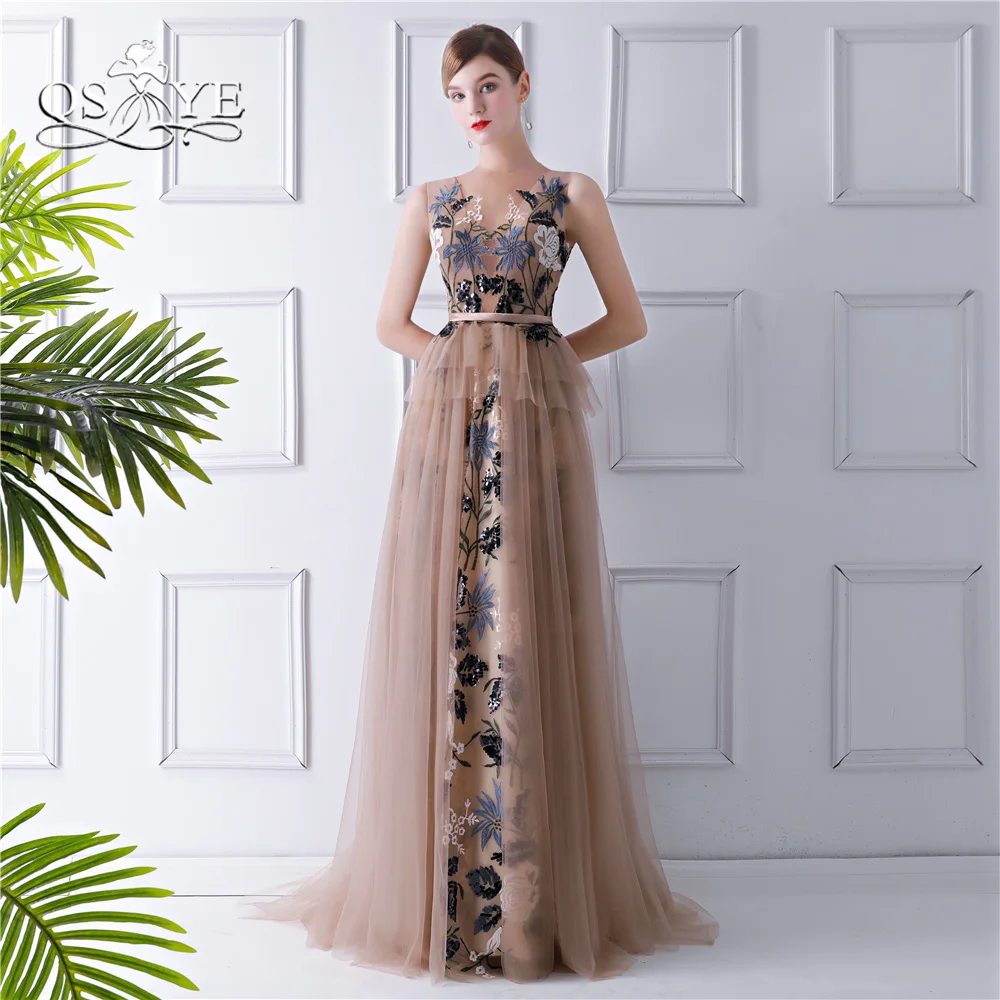 QSYYE 2018 New Fashion Formal Evening Dresses A-line O-neck Sleeveless 3D Lace Tulle Long Prom Dress Party Gown
QSYYE 2018 New Fashion Formal Evening Dresses A-line O-neck Sleeveless 3D Lace Tulle Long Prom Dress Party Gown