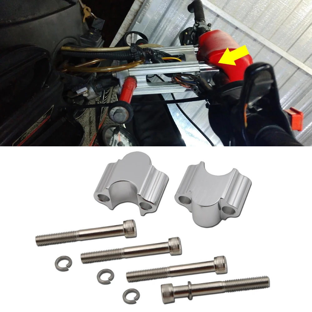 Silver Handlebar 30mm Riser Kit For 7/8 inches Bars Fits for Suzuki Kawasaki Honda Yamaha Motorcycle ATV Dirt Bike
Silver Handlebar 30mm Riser Kit For 7/8 inches Bars Fits for Suzuki Kawasaki Honda Yamaha Motorcycle ATV Dirt Bike