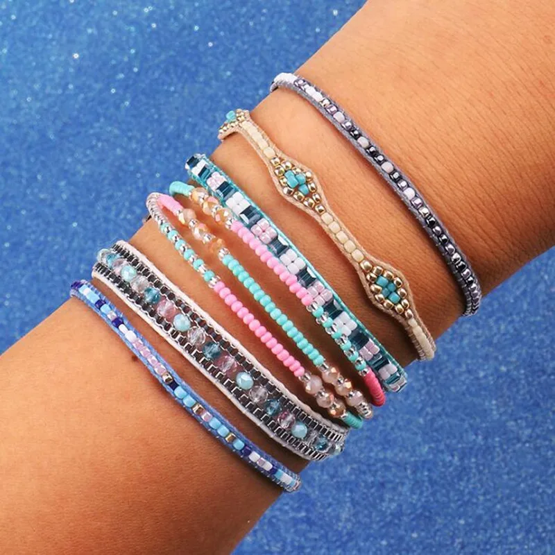 DIEZI Bohemia Multicolor Handmade Weave Cotton Strand Bracelets For Women Ethnic Beads Strand Bracelet & Bangles Jewelry Gifts
DIEZI Bohemia Multicolor Handmade Weave Cotton Strand Bracelets For Women Ethnic Beads Strand Bracelet & Bangles Jewelry Gifts