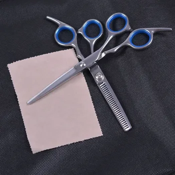 6 Inch Cutting Thinning Styling Tool Hair Scissors Stainless Steel Salon Hairdressing Shears Regular Flat Teeth Blades
6 Inch Cutting Thinning Styling Tool Hair Scissors Stainless Steel Salon Hairdressing Shears Regular Flat Teeth Blades