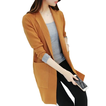 Women Sweater Long Cardigan Coats 2018 New Fashion Autumn Winter Long Sleeve Loose Knitted Cardigan female Sweaters Long Coat 52
Women Sweater Long Cardigan Coats 2018 New Fashion Autumn Winter Long Sleeve Loose Knitted Cardigan female Sweaters Long Coat 52