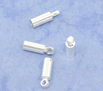 New Arrival Jewelry 200PCs Necklace Cord End Tip For DIY Fashion Necklace Jewelry 8x2.5mm(Fit 1.5-1.8mm Rope) Silver Plate
New Arrival Jewelry 200PCs Necklace Cord End Tip For DIY Fashion Necklace Jewelry 8x2.5mm(Fit 1.5-1.8mm Rope) Silver Plate
