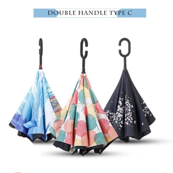 Large Umbrella Reverse Folding Umbrella Rain Women Art Double Layer Inverted Unbrella Corporation Gift Men Cute Van Gogh Paraplu
Large Umbrella Reverse Folding Umbrella Rain Women Art Double Layer Inverted Unbrella Corporation Gift Men Cute Van Gogh Paraplu