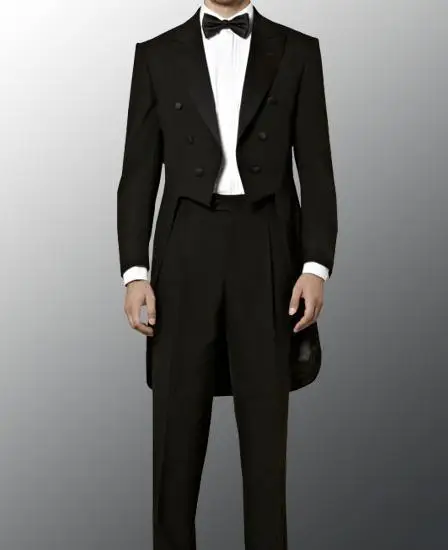 2016 Custom made Groom tailcoat one button peak lapel moring suit Groomsmen Mens Wedding Prom Suits( jacket+Pants+vest+tie)
2016 Custom made Groom tailcoat one button peak lapel moring suit Groomsmen Mens Wedding Prom Suits( jacket+Pants+vest+tie)