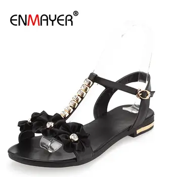 ENMAYER PU Basic Casual Sandals Women Summer Fashion Classic Buckle Strap Solid Women's Shoes Size 34-43 LY1440
ENMAYER PU Basic Casual Sandals Women Summer Fashion Classic Buckle Strap Solid Women's Shoes Size 34-43 LY1440