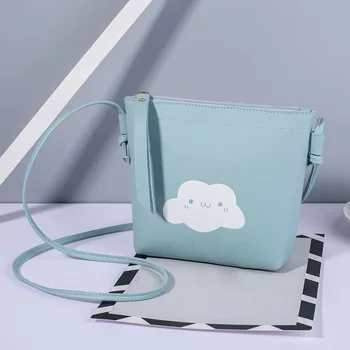 Hot Selling Women Shoulder Bag PU Leather Zipper Phone Pouch Cartoon Cloud Girl Messenger Bag Gift -B5
Hot Selling Women Shoulder Bag PU Leather Zipper Phone Pouch Cartoon Cloud Girl Messenger Bag Gift -B5