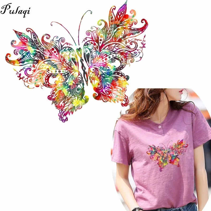 Pulaqi Colorful Butterfly Patch for Clothes T Shirt Ironing on Patches Stickers DIY Heat Transfer Accessory Washable Appliques H
Pulaqi Colorful Butterfly Patch for Clothes T Shirt Ironing on Patches Stickers DIY Heat Transfer Accessory Washable Appliques H