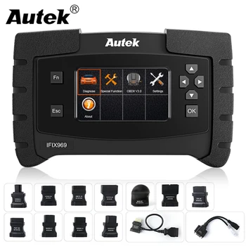 Autek OBD OBD2 Car Diagnostic Tool Program Coding Engine Airbag ABS SRS EPB SAS ESP TPMS Reset Immobilizer IFIX-969 Car Scanner
Autek OBD OBD2 Car Diagnostic Tool Program Coding Engine Airbag ABS SRS EPB SAS ESP TPMS Reset Immobilizer IFIX-969 Car Scanner
