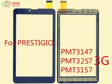 Preto 7 polegada para prestigio graça wize pmt 3147 1177 3437 3537 3637 3257 3157 3g 4g capacitivo reparação do painel da tela de toque(China)