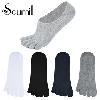 Soumit 4 Pairs/set High Quality Pure Cotton Spring Summer Five Finger Toe Socks Men's Women's Short Boat Socks Gift Inserts
Soumit 4 Pairs/set High Quality Pure Cotton Spring Summer Five Finger Toe Socks Men's Women's Short Boat Socks Gift Inserts
