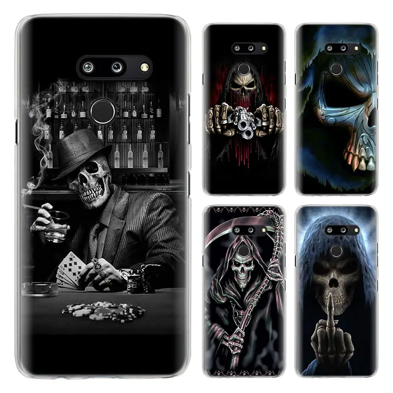 Grim Reaper Skull Phone Cases for LG G7 G8 ThinQ G5 G6 V30 V40 V50 ThinQ Q6 Q7 Hard PC back cover case
Grim Reaper Skull Phone Cases for LG G7 G8 ThinQ G5 G6 V30 V40 V50 ThinQ Q6 Q7 Hard PC back cover case