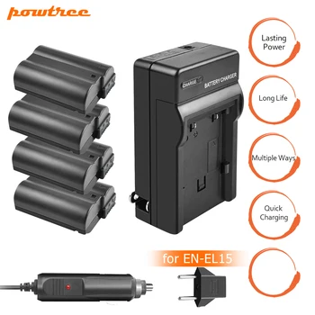 4X EN-EL15 ENEL15 EN EL15 Camera Battery+ Battery Charger for Nikon D500,D600,D610,D750,D7000,D7100,D7200,D800,D850,D810AA&1 L30
4X EN-EL15 ENEL15 EN EL15 Camera Battery+ Battery Charger for Nikon D500,D600,D610,D750,D7000,D7100,D7200,D800,D850,D810AA&1 L30