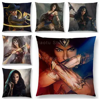 18 inches square Super wonder woman Cushion Cover American heroine Throw Pillow case Drop shipping custom cushion case
18 inches square Super wonder woman Cushion Cover American heroine Throw Pillow case Drop shipping custom cushion case