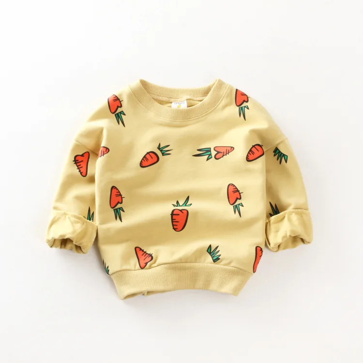 New 2019 spring and autumn children's cartoon carrot long-sleeved T-shirt boys and girls baby cute fashion shirts kids tops tees
New 2019 spring and autumn children's cartoon carrot long-sleeved T-shirt boys and girls baby cute fashion shirts kids tops tees