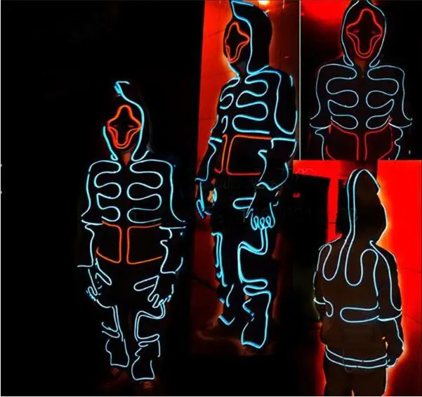 Free shipping EL light line performance service laser dance LED luminous dance performance suit stage essential
Free shipping EL light line performance service laser dance LED luminous dance performance suit stage essential