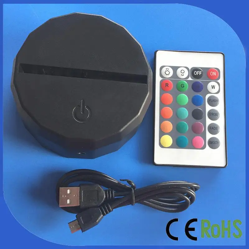 Touch Remote Control 3D Light Base Luminous Night Light Colors Gradient Fixture Replacement Table Lamp Bases zk20
Touch Remote Control 3D Light Base Luminous Night Light Colors Gradient Fixture Replacement Table Lamp Bases zk20