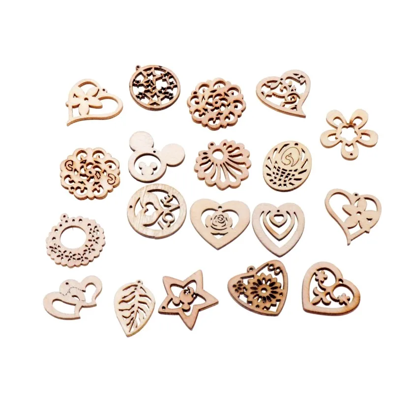 Best Quality 50Pcs Flatback Wood Craft Decoration Promotions Scrapbooking Embellishments Mixed Styles Pendants
Best Quality 50Pcs Flatback Wood Craft Decoration Promotions Scrapbooking Embellishments Mixed Styles Pendants