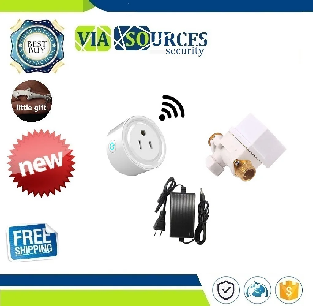 A Set Automatic Watering WIFI Timer Switch Water Valve Watering Set Irrigation Automatic Broadcast Timer Quantitative Controller
A Set Automatic Watering WIFI Timer Switch Water Valve Watering Set Irrigation Automatic Broadcast Timer Quantitative Controller