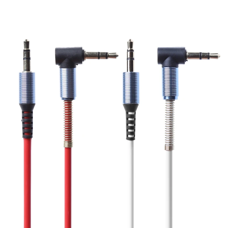3.5MM Jack 90 Degree Right Angle Male To Straight Male Audio Stereo Aux Cable 1M Drop shipping-U1JA
3.5MM Jack 90 Degree Right Angle Male To Straight Male Audio Stereo Aux Cable 1M Drop shipping-U1JA