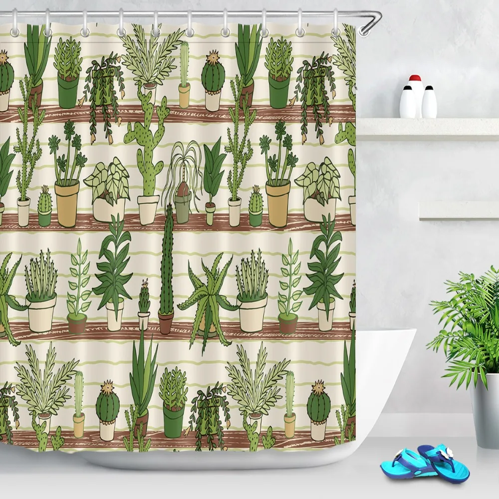 LB 72''Funny Waterproof Tropical Plants Green Cactus Shower Curtain Succulent Polyester Bathroom Curtains For Bathtub Home Decor 
LB 72''Funny Waterproof Tropical Plants Green Cactus Shower Curtain Succulent Polyester Bathroom Curtains For Bathtub Home Decor