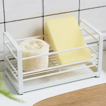 Iron white soap Storage Holder Sink Sponge Storage Rack for scouring pad spoon shelf Kitchen Organizer bathroom makeup holder
Iron white soap Storage Holder Sink Sponge Storage Rack for scouring pad spoon shelf Kitchen Organizer bathroom makeup holder