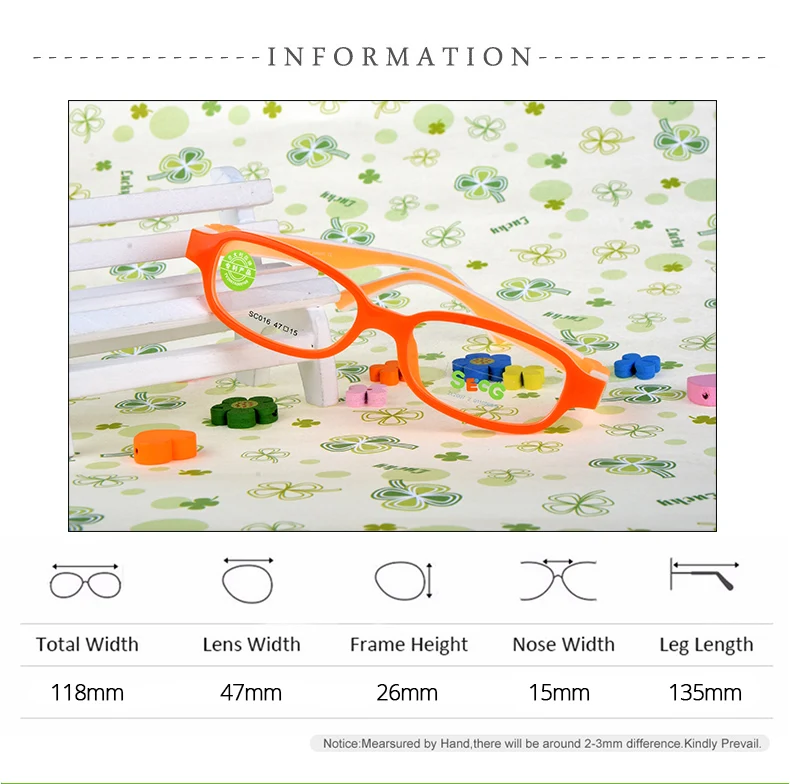 SECG Unisex Youth's Full Rim Oval Eyeglasses 1