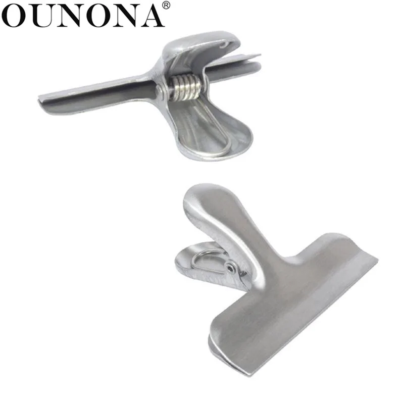 OUNONA 12 Pcs Stainless Steel Bag Clips Food Snack Seal Sealing Bag Clips Keeping Fresh Sealer Clamp Helper Food Saver Bag Clips
OUNONA 12 Pcs Stainless Steel Bag Clips Food Snack Seal Sealing Bag Clips Keeping Fresh Sealer Clamp Helper Food Saver Bag Clips