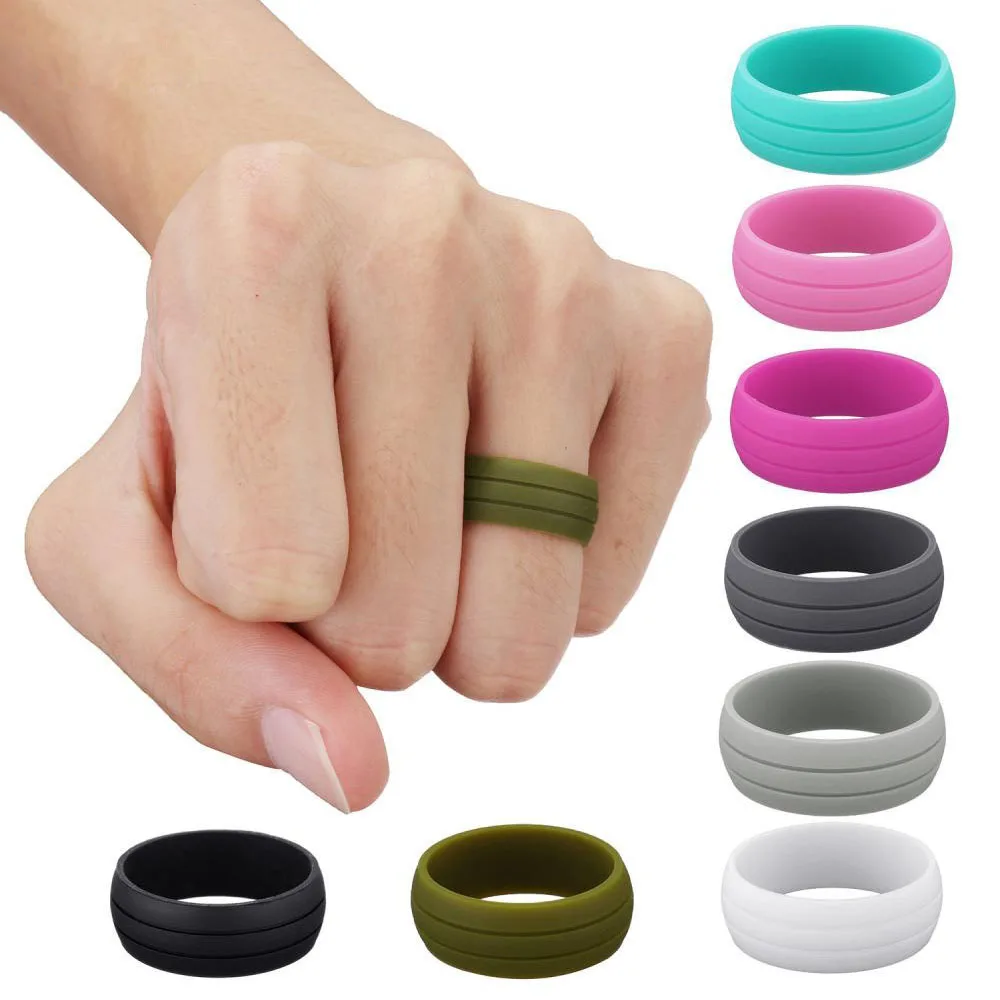 Popular 6-12 size multi color choose Unisex Men Women Wedding Ring Environmental Rubber Silicone Band Active Sport Ring 8.5mm
Popular 6-12 size multi color choose Unisex Men Women Wedding Ring Environmental Rubber Silicone Band Active Sport Ring 8.5mm