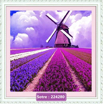 Needlework,for embroidery,DIY Purple Lavender Garden windmill Cross stitch kits,Art Pattern counted Cross-Stitching decor
Needlework,for embroidery,DIY Purple Lavender Garden windmill Cross stitch kits,Art Pattern counted Cross-Stitching decor