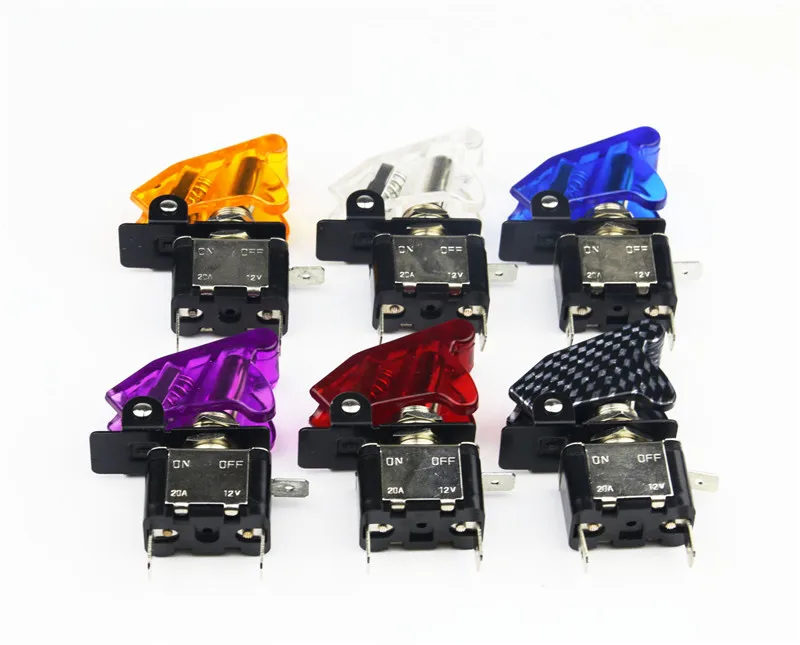 100pcs/lot 12V/20A Car Racing On Off Aircraft Type LED SPST Toggle Switch Control Clear Cover
100pcs/lot 12V/20A Car Racing On Off Aircraft Type LED SPST Toggle Switch Control Clear Cover