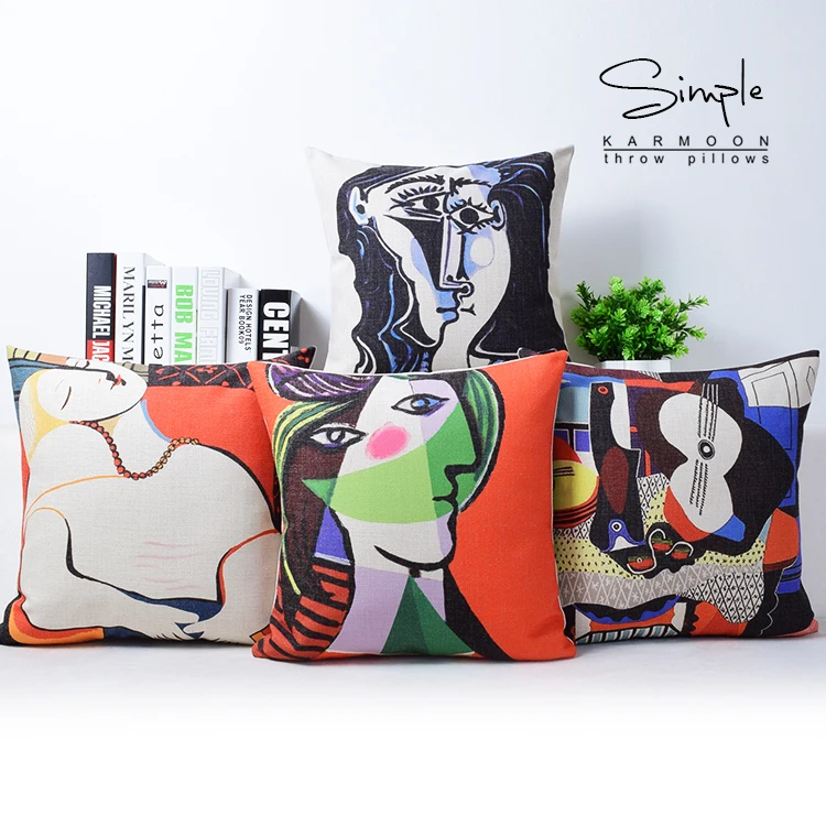 Picasso Abstract Painting Nordic Minimalist Office Nap Cotton and Linen Pillowcase Sofa Cushion Cover
Picasso Abstract Painting Nordic Minimalist Office Nap Cotton and Linen Pillowcase Sofa Cushion Cover