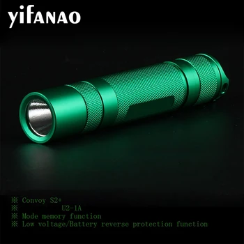 Convoy S2+ green L2 U2-1A EDC LED Flashlight Torch Lantern Self Defense Camping Light Lamp for Bicycle
Convoy S2+ green L2 U2-1A EDC LED Flashlight Torch Lantern Self Defense Camping Light Lamp for Bicycle