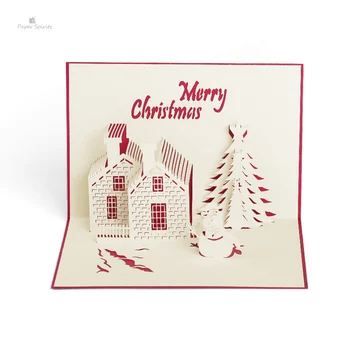 PAPER SPIRITZ Merry Christmas Cards 3d laser cut paper pop up card with blank envelope invitations greeting boy Happy invitation
PAPER SPIRITZ Merry Christmas Cards 3d laser cut paper pop up card with blank envelope invitations greeting boy Happy invitation
