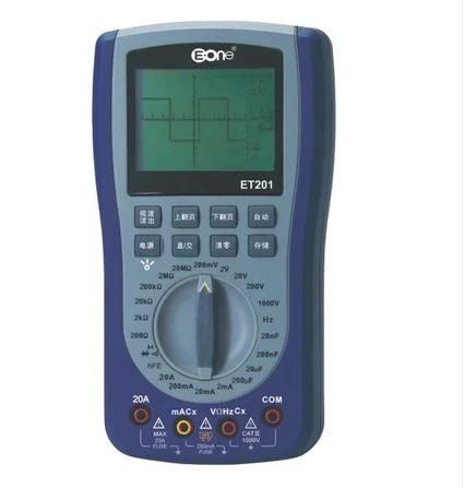 ET201 handheld storage oscilloscope multimeter 2-IN-1 most versatile intelligent multimeter scope meter scopemeter
ET201 handheld storage oscilloscope multimeter 2-IN-1 most versatile intelligent multimeter scope meter scopemeter