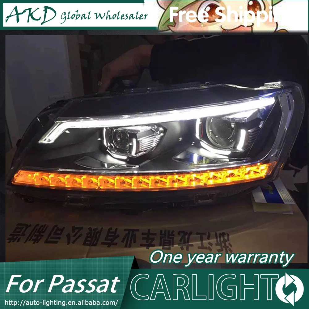 AKD Car Styling Head Lamp for VW PASSAT B7 Headlights LED Headlight DRL ANGEL EYES Bi-Xenon Lens HID Automobile Accessories
AKD Car Styling Head Lamp for VW PASSAT B7 Headlights LED Headlight DRL ANGEL EYES Bi-Xenon Lens HID Automobile Accessories