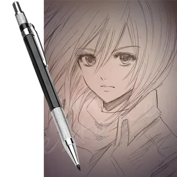 New 2mm 2B Lead Holder Automatic Mechanical Drafting Draughting Pencil 12x Leads Refills Drawing Pen 
New 2mm 2B Lead Holder Automatic Mechanical Drafting Draughting Pencil 12x Leads Refills Drawing Pen