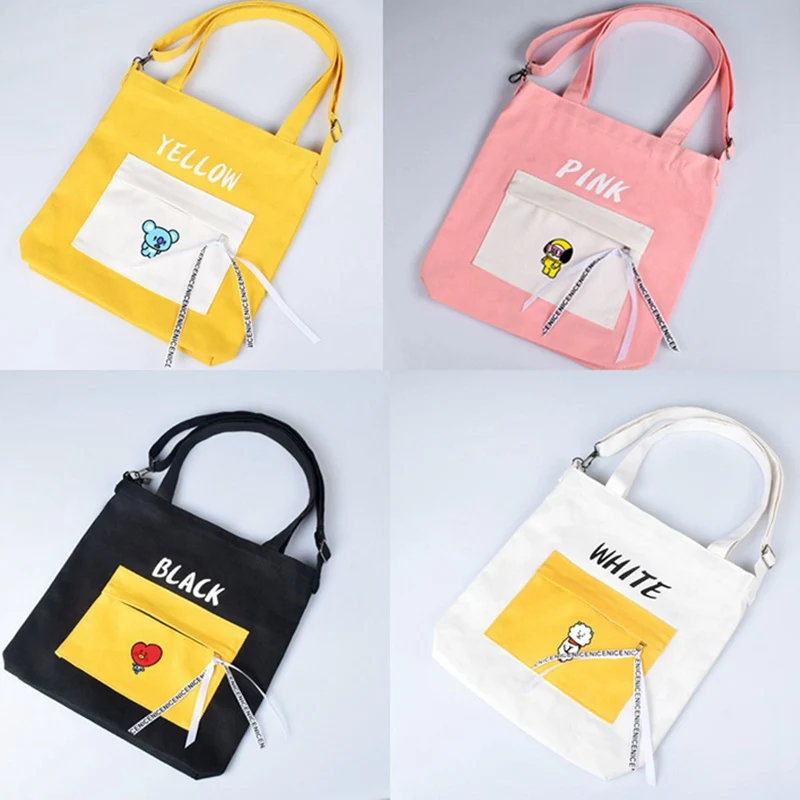 Kpop new for bangtan boys Around the same paragraph Blackpink Twice EXO canvas bag Shoulder bag shopping Bags
Kpop new for bangtan boys Around the same paragraph Blackpink Twice EXO canvas bag Shoulder bag shopping Bags