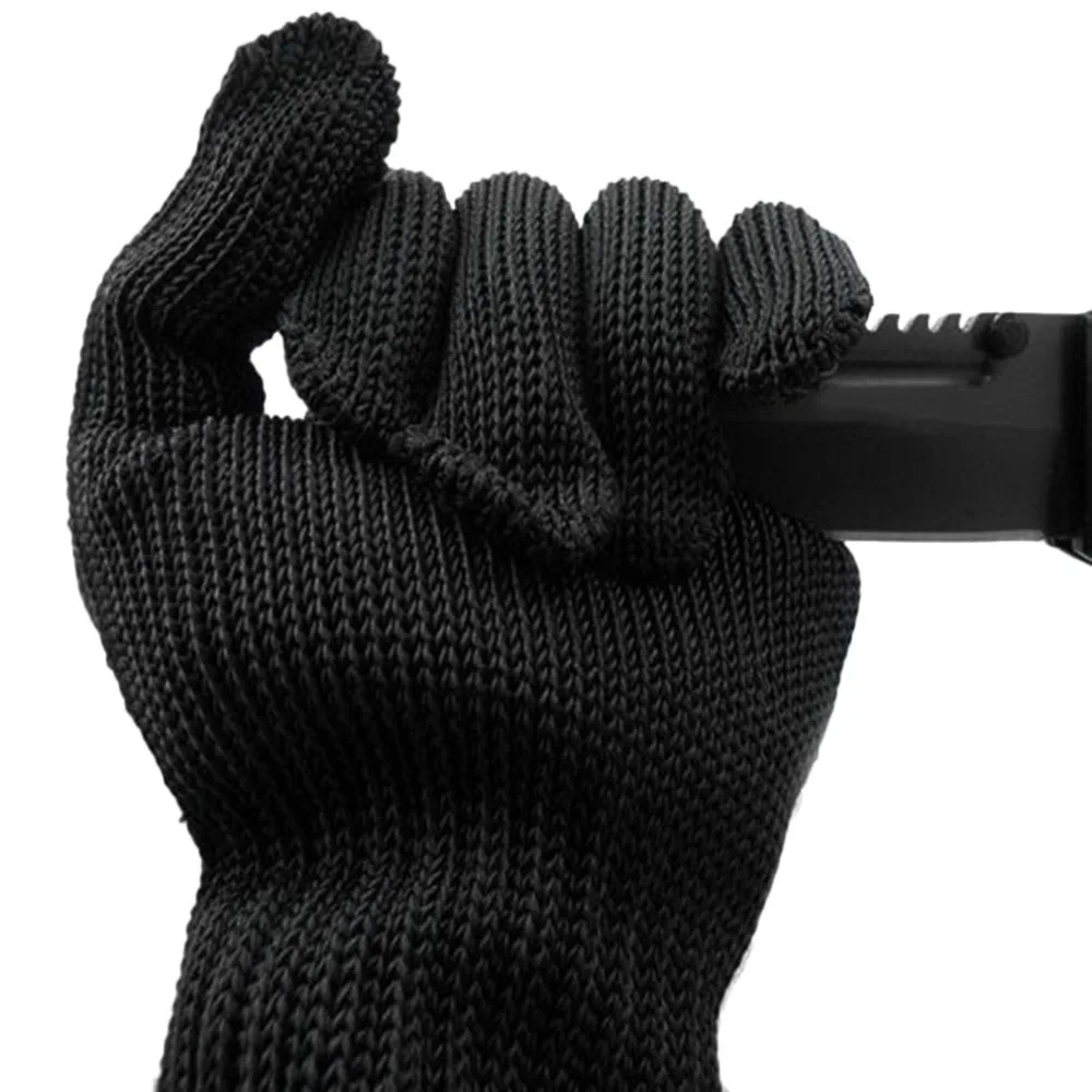 Working Safety Gloves Black Stainless Steel Wire Safety Work Anti-Slash Cut Static Resistance Wear-resisting Protect Hand Gloves 
Working Safety Gloves Black Stainless Steel Wire Safety Work Anti-Slash Cut Static Resistance Wear-resisting Protect Hand Gloves