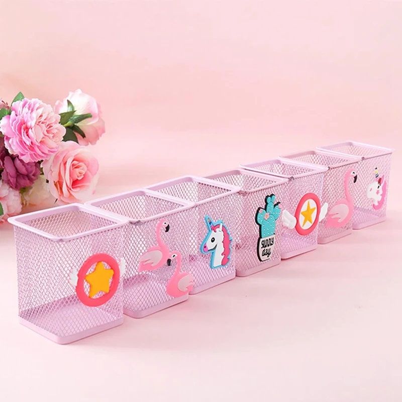 MIRUI Kawaii Pink Unicorn Cactus Flamingo Square Stationery Storage Box Manage Case Pencil Pen Holder Stand Student Stationery
MIRUI Kawaii Pink Unicorn Cactus Flamingo Square Stationery Storage Box Manage Case Pencil Pen Holder Stand Student Stationery