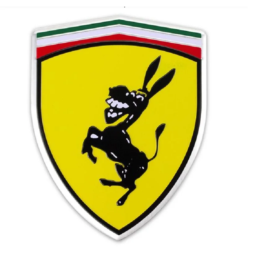 1pcs Aluminum Creative Funny Humor Spoof Kuso Prank Sticker for Ferrari Donkey Logo Emblem Badge Metal Car Styling Sticker Decal
1pcs Aluminum Creative Funny Humor Spoof Kuso Prank Sticker for Ferrari Donkey Logo Emblem Badge Metal Car Styling Sticker Decal