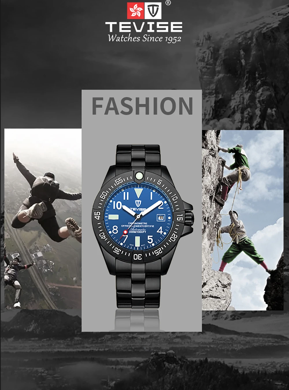 TEVISE T839A Business Men Automatic Mechanical Watch clock Calendar Time Display Fashion Casual Luminous Hands Male Wristwatch
TEVISE T839A Business Men Automatic Mechanical Watch clock Calendar Time Display Fashion Casual Luminous Hands Male Wristwatch