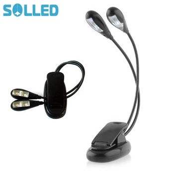SOLLED Super Adjustable Goosenecks Clip on LED Lamp for Music Stand and Book Reading Light
SOLLED Super Adjustable Goosenecks Clip on LED Lamp for Music Stand and Book Reading Light