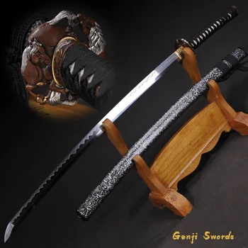 Full Handmade Japanese Samurai Sword T10 Carbon Steel Clay-Tempered Real Katana Sharp Edge Pure Brass War Horse Tsuba
Full Handmade Japanese Samurai Sword T10 Carbon Steel Clay-Tempered Real Katana Sharp Edge Pure Brass War Horse Tsuba